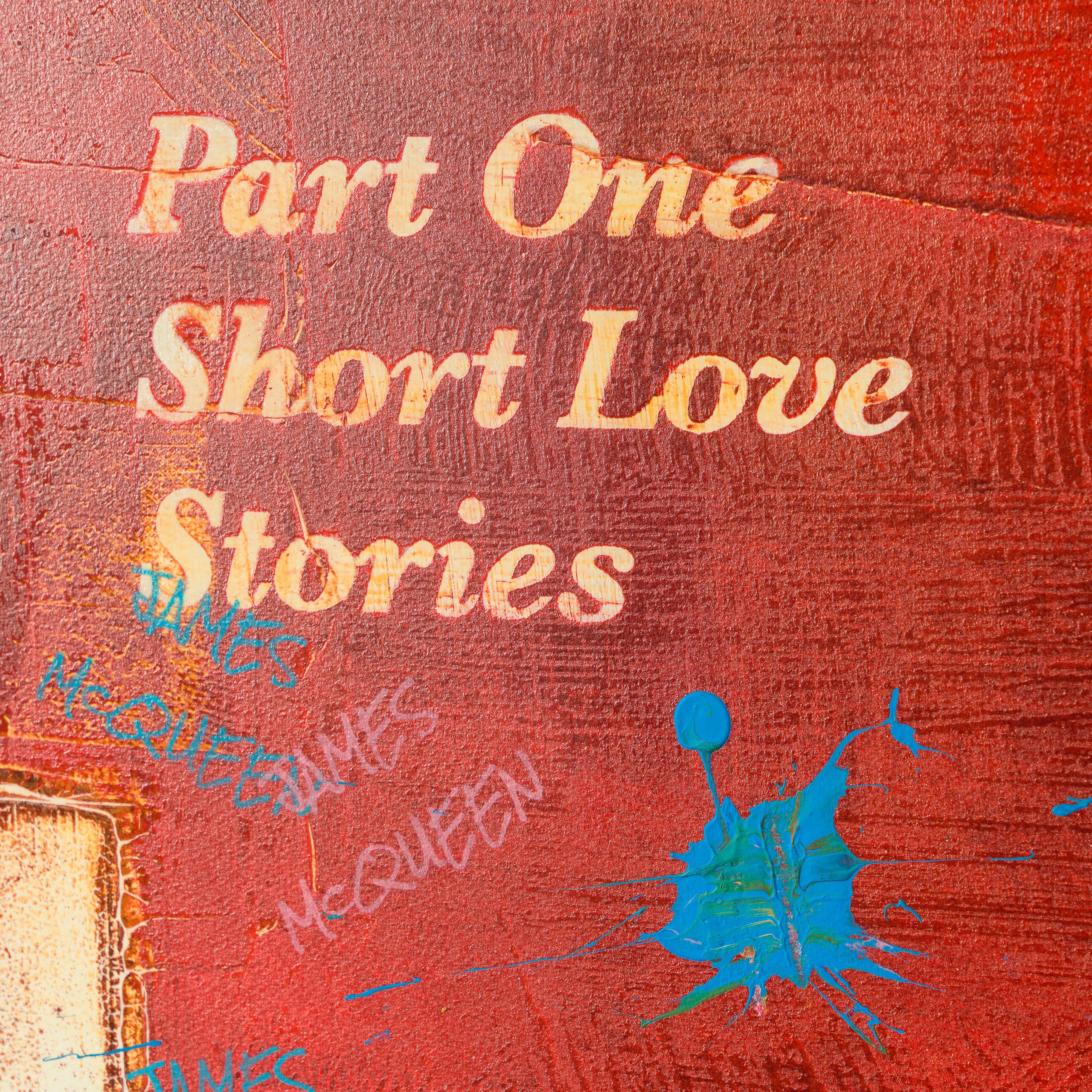 JMQ UNI HUM 35766 If You Ever Leave Me (Red) (Large Format) Hand Embellished Unique 12 5 