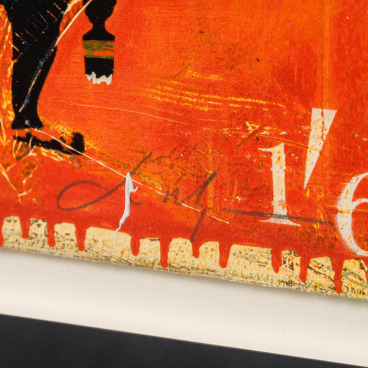 Product image 2 for james-mcqueen-if-you-ever-leave-me-orange-standard-format-hand-embellished-unique-7