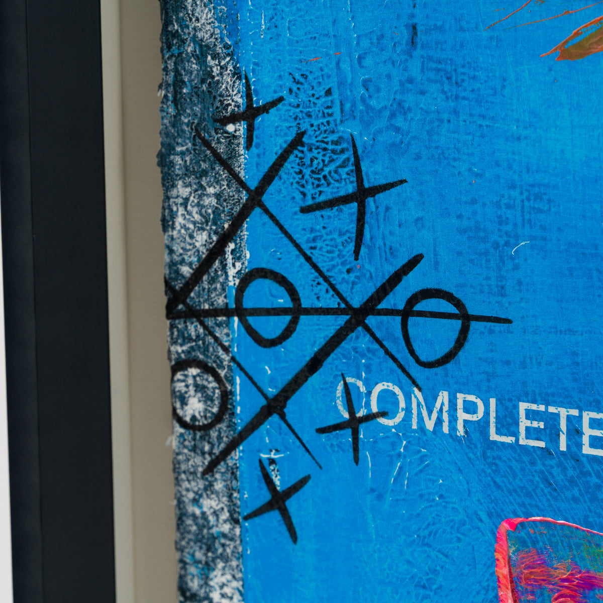 JMQ UNI HUM 35852 If You Ever Leave Me (Blue) (Standard Format) Hand Embellished Unique 18 5 