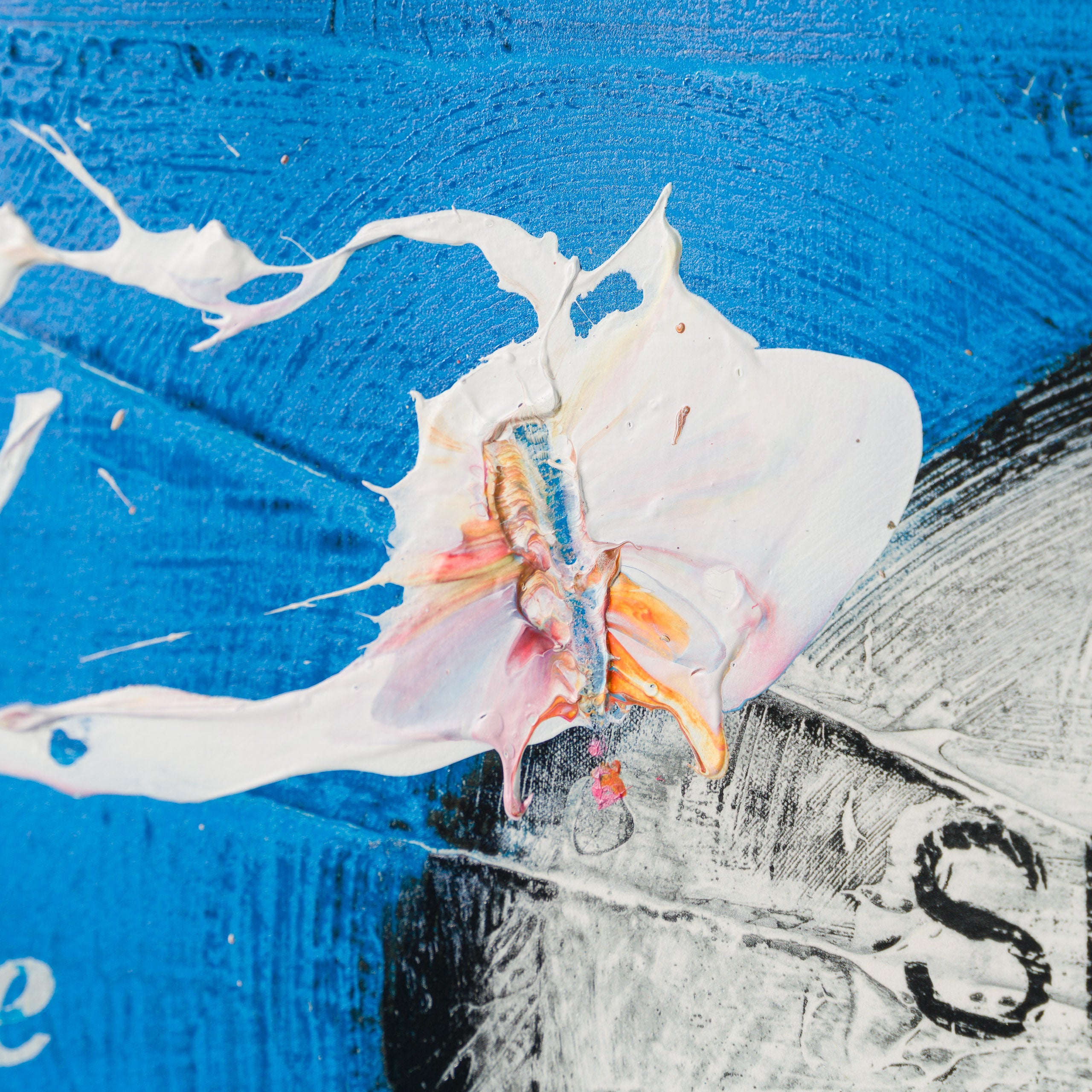 JMQ UNI HUM 35852 If You Ever Leave Me (Blue) (Standard Format) Hand Embellished Unique 18 6 