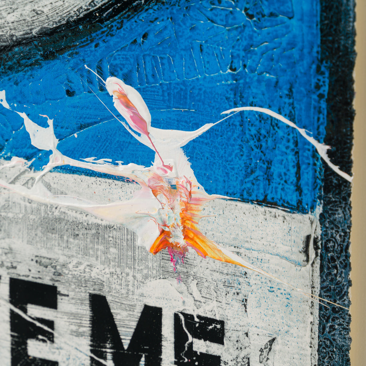 JMQ UNI HUM 35852 If You Ever Leave Me (Blue) (Standard Format) Hand Embellished Unique 18 7 