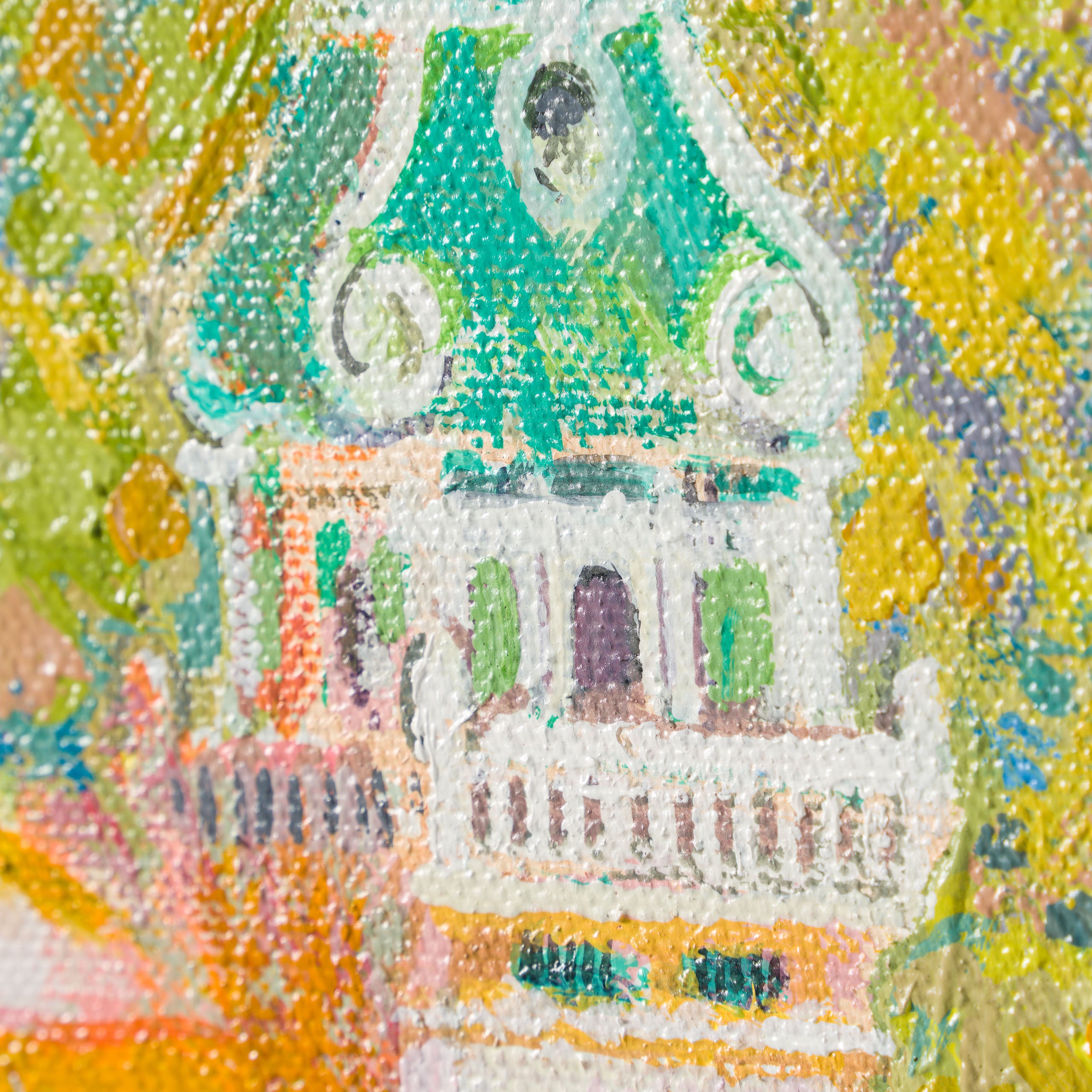 JMY ORI LAN 06597 Yglesia De La Cartuja, Valdemossa Majorca In The Style Of Claude Monet 1884 4 