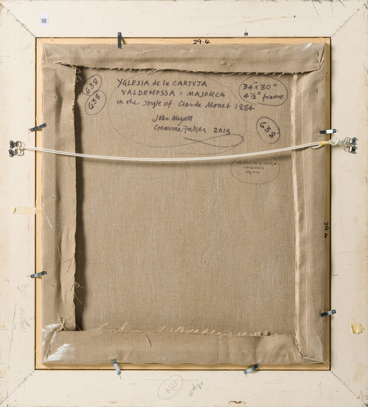 JMY ORI LAN 06597 Yglesia De La Cartuja, Valdemossa Majorca In The Style Of Claude Monet 1884 7 