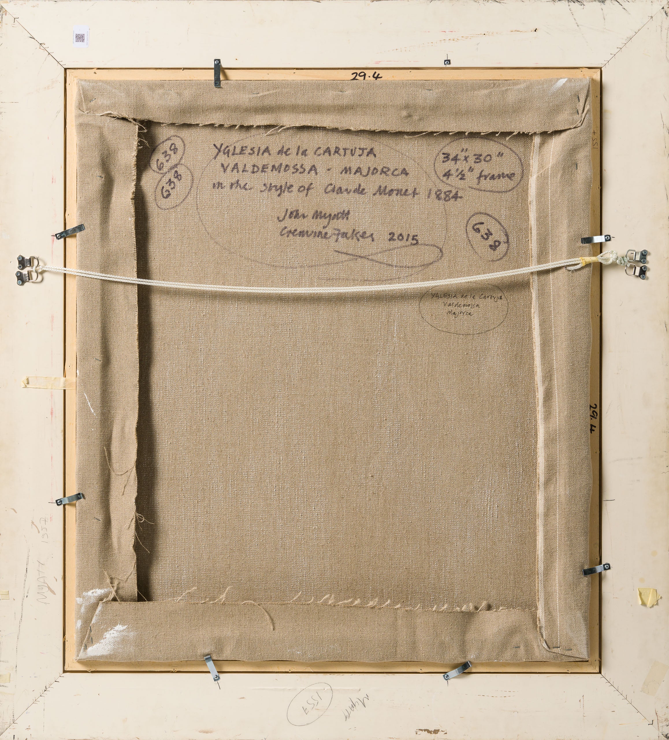 JMY ORI LAN 06597 Yglesia De La Cartuja, Valdemossa Majorca In The Style Of Claude Monet 1884 7 