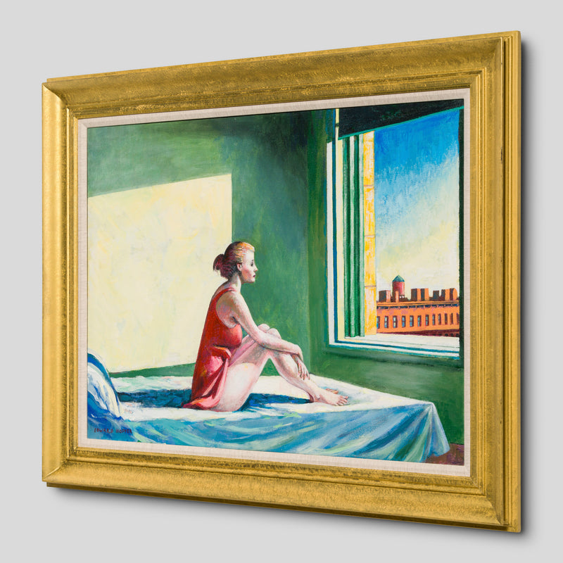 JMY ORI LAN 24836 Morning Sun 1952 Nude On Bed In The Style Of Edward Hopper 2 