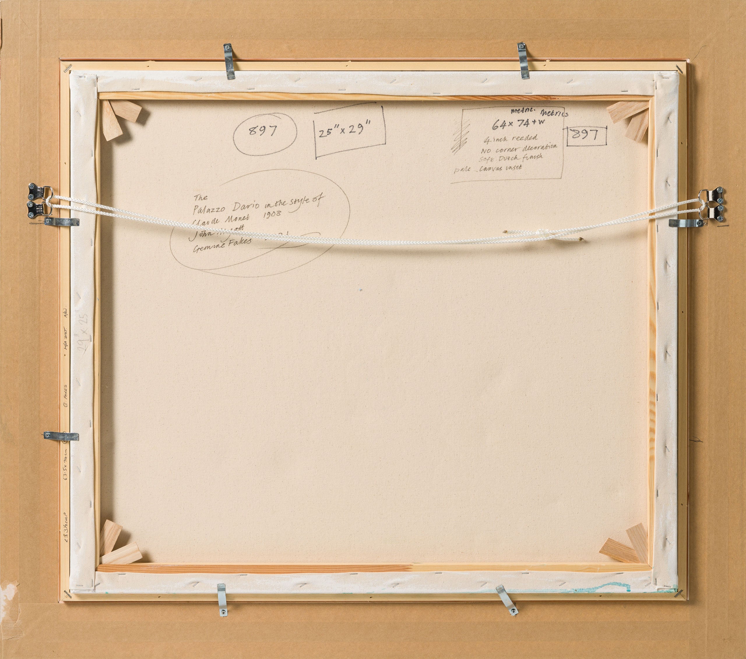 JMY ORI LAN 27012 The Palazzo Dario In The Style Of Claude Monet, 1908 7 