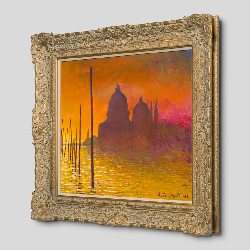 JMY ORI LAN 27015 Sunset Over The Grand Canal Venice In The Style Of Claude Monet, 1908 2 