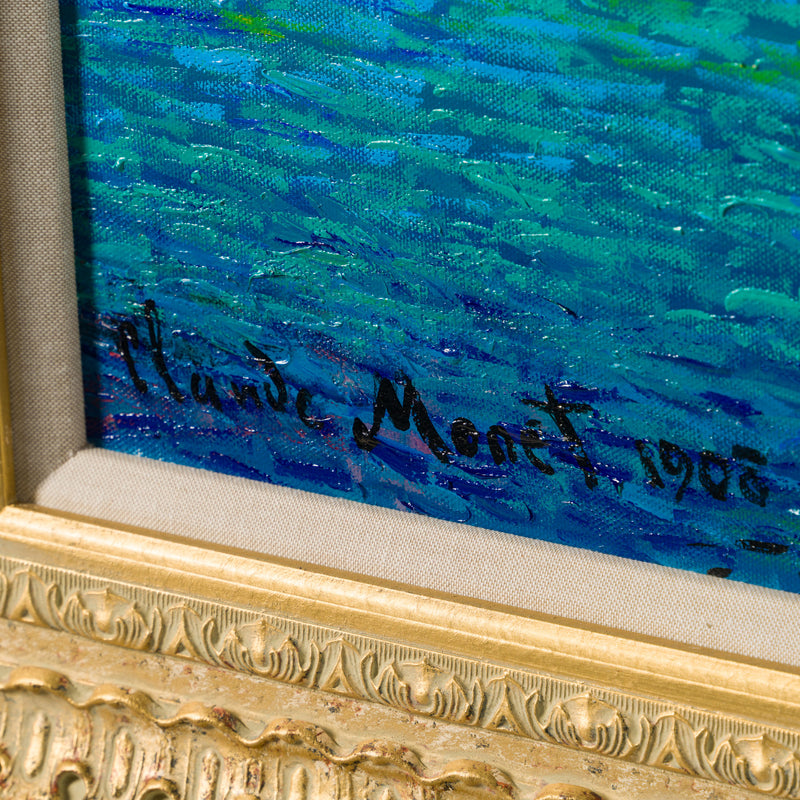 JMY ORI LAN 29177 In The Style Of Claude Monet 1908 Ducal Palace   Campanile From San Giorgio Maggiore Midday Sun 3 