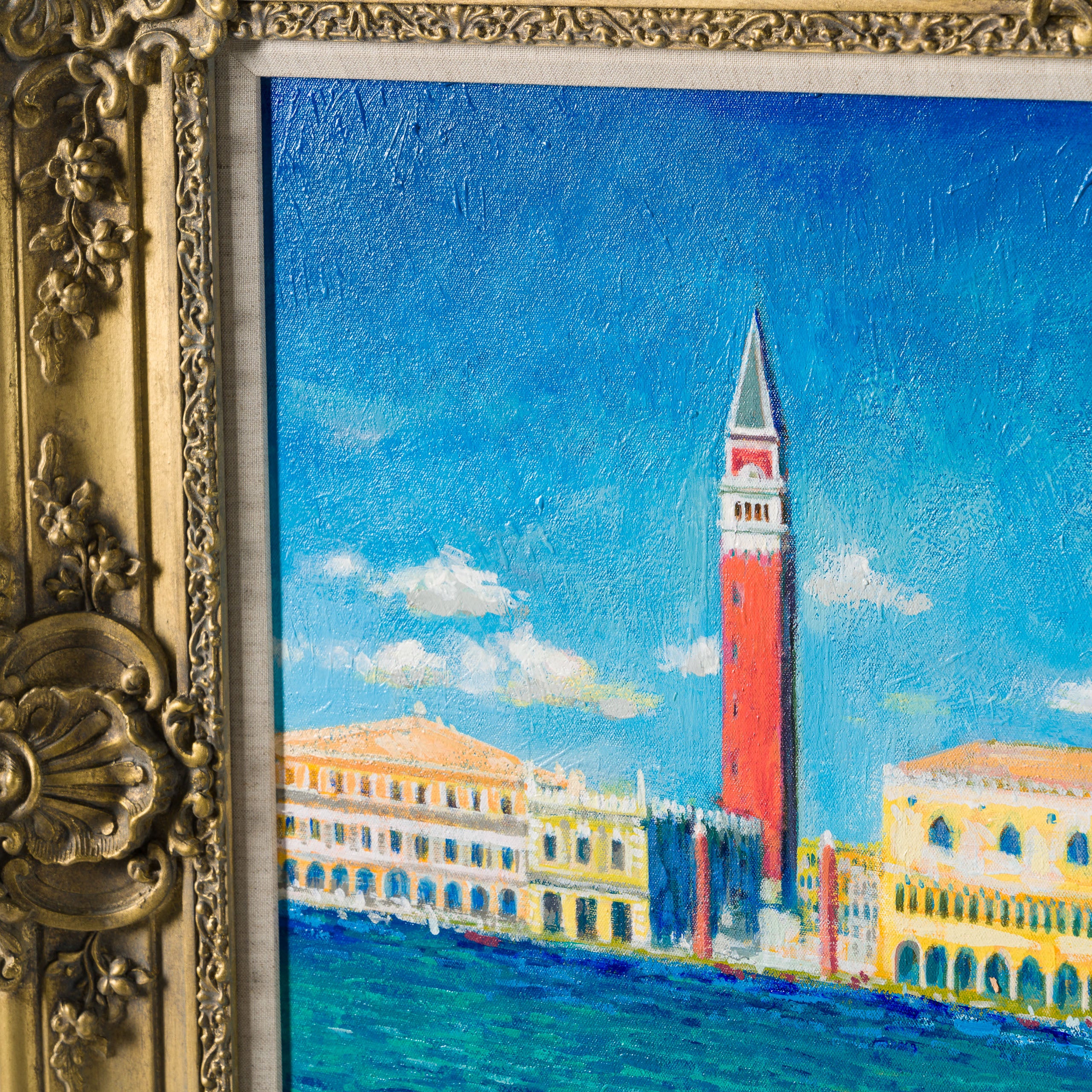 JMY ORI LAN 29178 Ducal Palace   Campanile San Marco In The Style Of Claude Monet 1908 4 