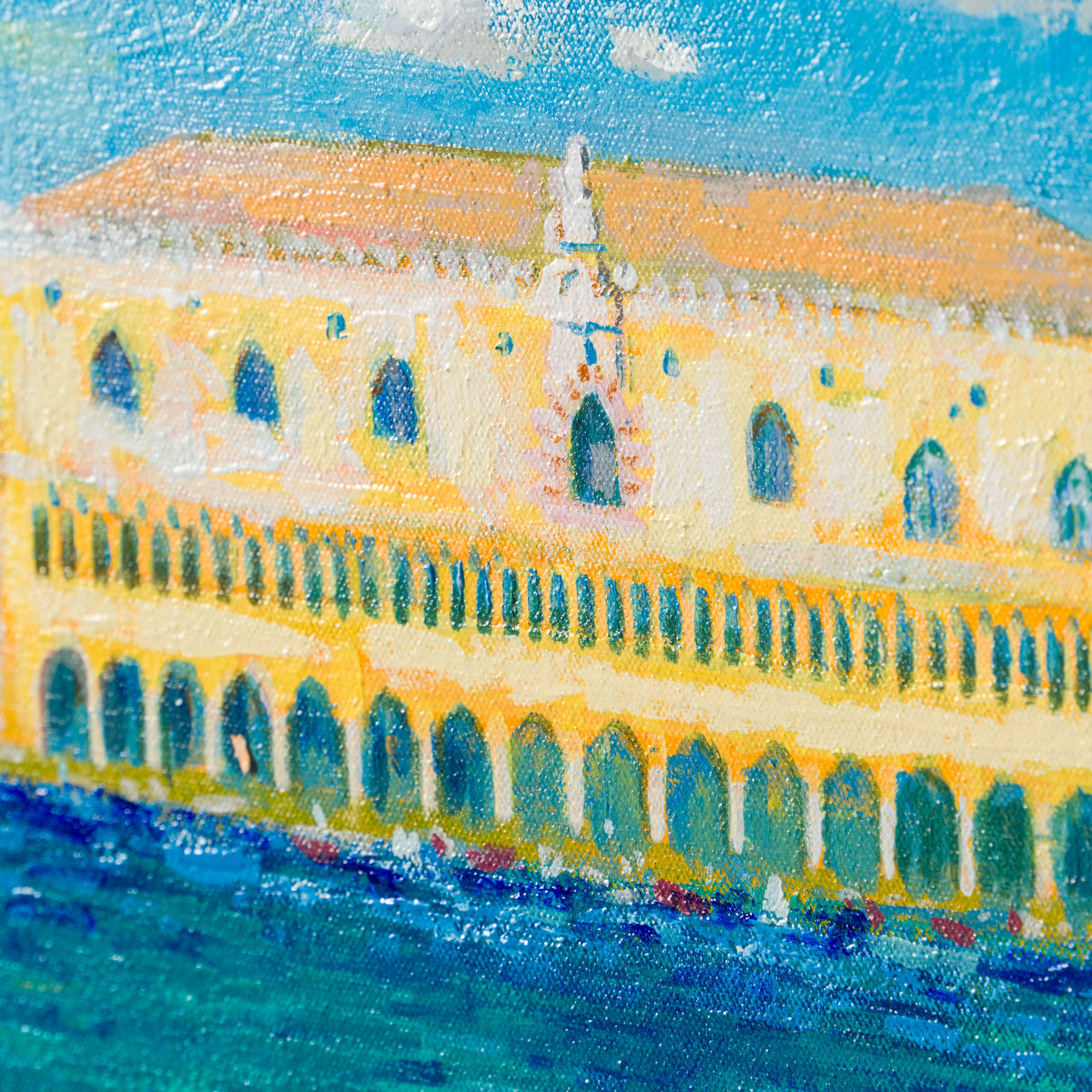 JMY ORI LAN 29178 Ducal Palace   Campanile San Marco In The Style Of Claude Monet 1908 5 