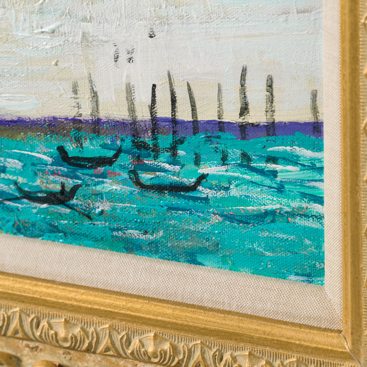 JMY ORI LAN 29179 In The Style Of Claude Monet 1908 Santa Maria Deda Salute From Hotel Balcony 4 