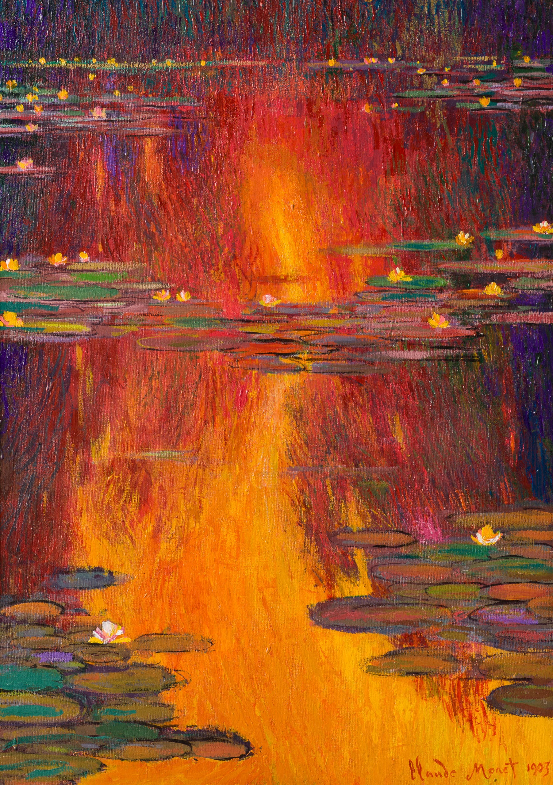 JMY ORI LAN 29720 After Claude Monet Waterlillies Evening Effects Cloud Series 1904 31 