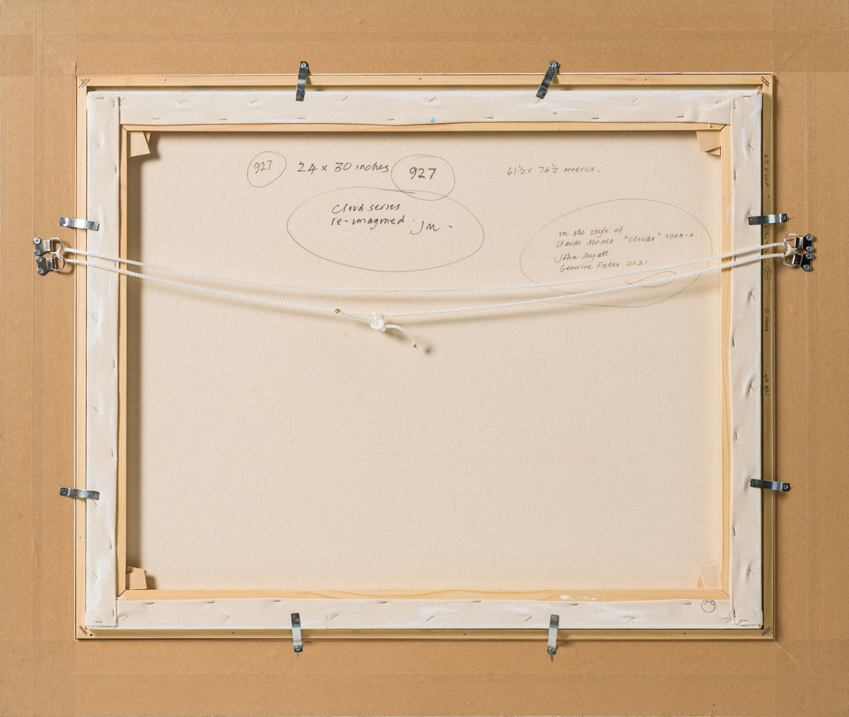 JMY ORI LAN 29723 In The Style Of Claude Monet Clouds 1903 6 7 