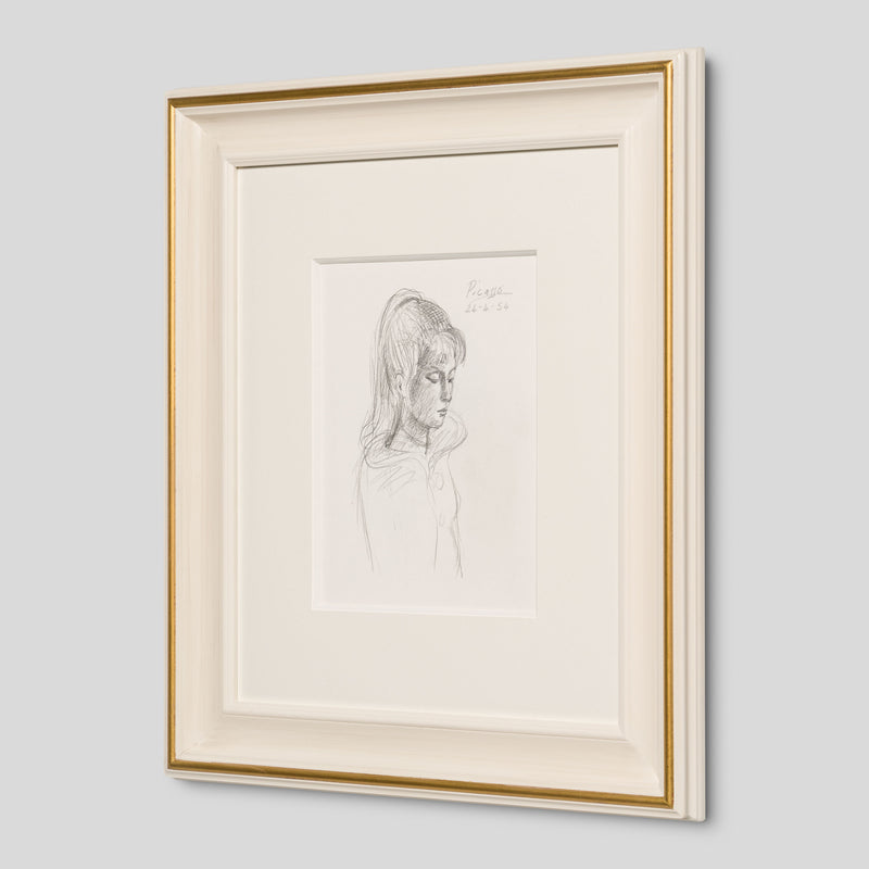 JMY ORI POR 33819 Pencil Study (2) of Sylvette David In The Style Of Pablo Picasso 1954 2 