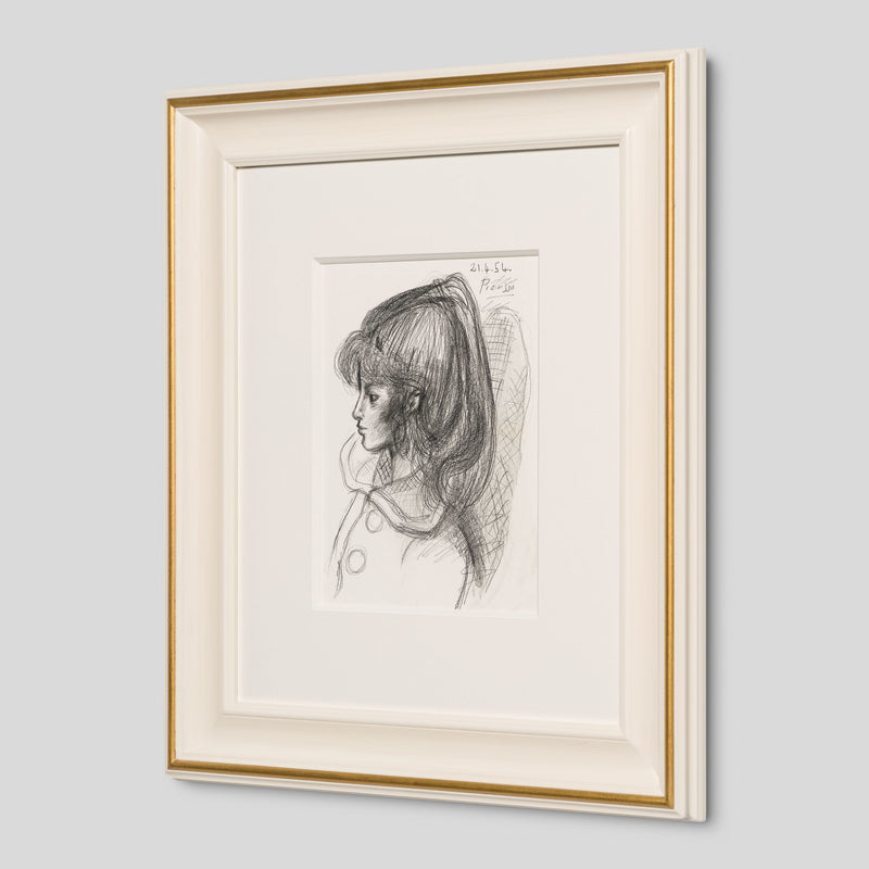 JMY ORI POR 33820 Pencil Study (3) of Sylvette David In The Style Of Pablo Picasso 1954 2 