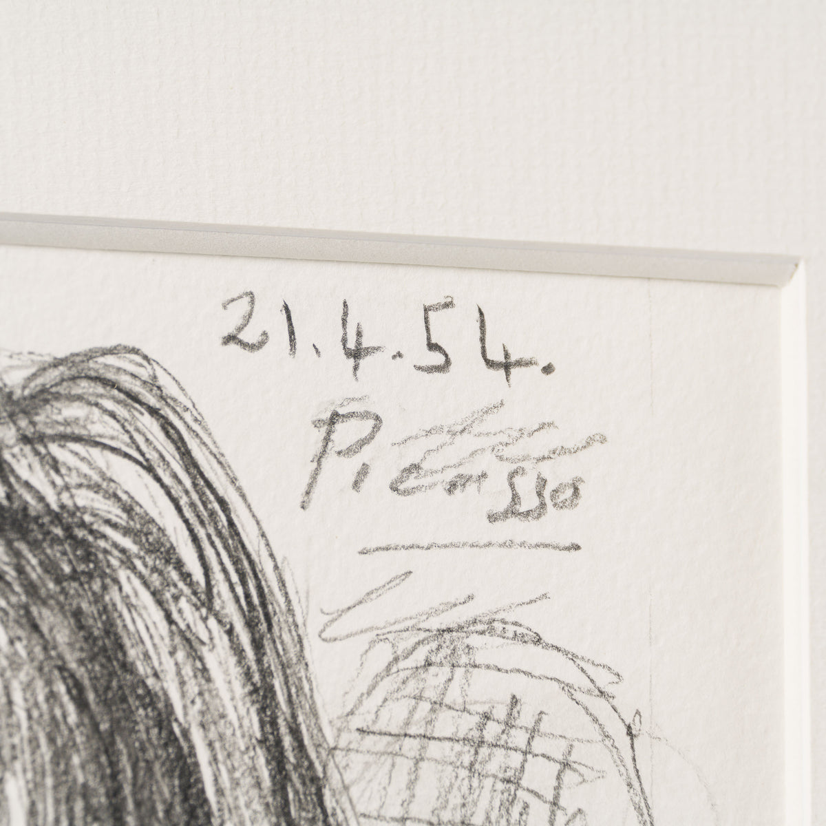 JMY ORI POR 33820 Pencil Study (3) of Sylvette David In The Style Of Pablo Picasso 1954 4 