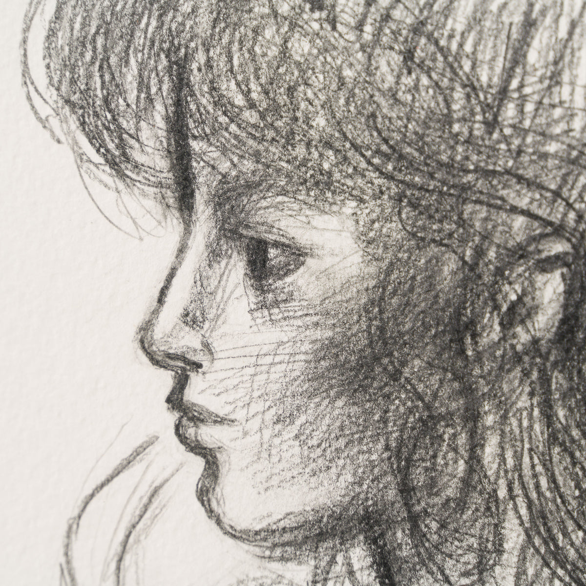 JMY ORI POR 33820 Pencil Study (3) of Sylvette David In The Style Of Pablo Picasso 1954 5 