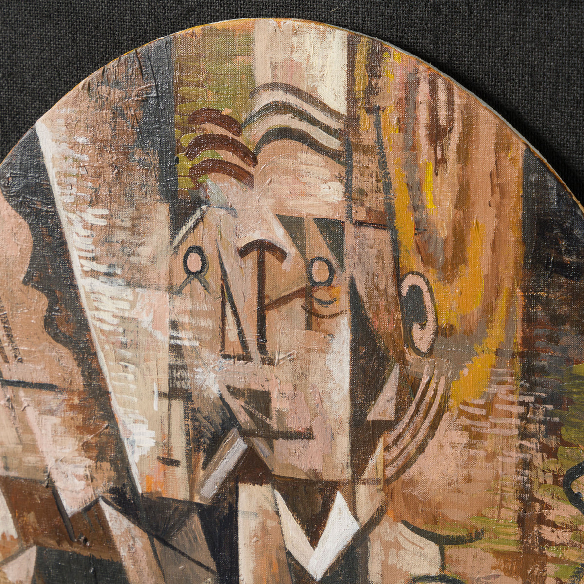 JMY ORI POR 33827 Man Reading Newspaper In The Style Of Pablo Picasso 1912 4 