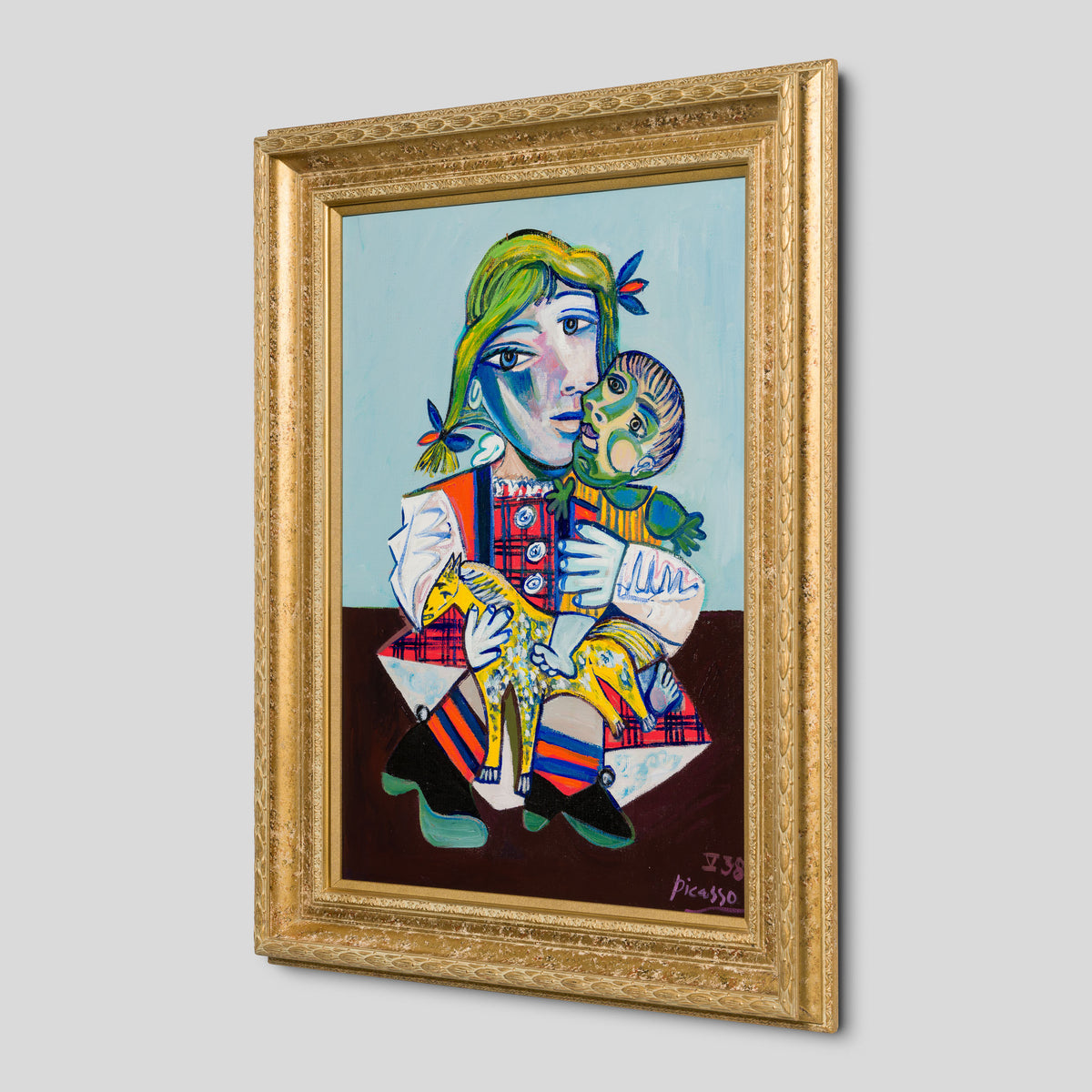 JMY ORI POR 33829 Maya With A Doll (Boy Horse) In The Style Of Pablo Picasso 1938 2 