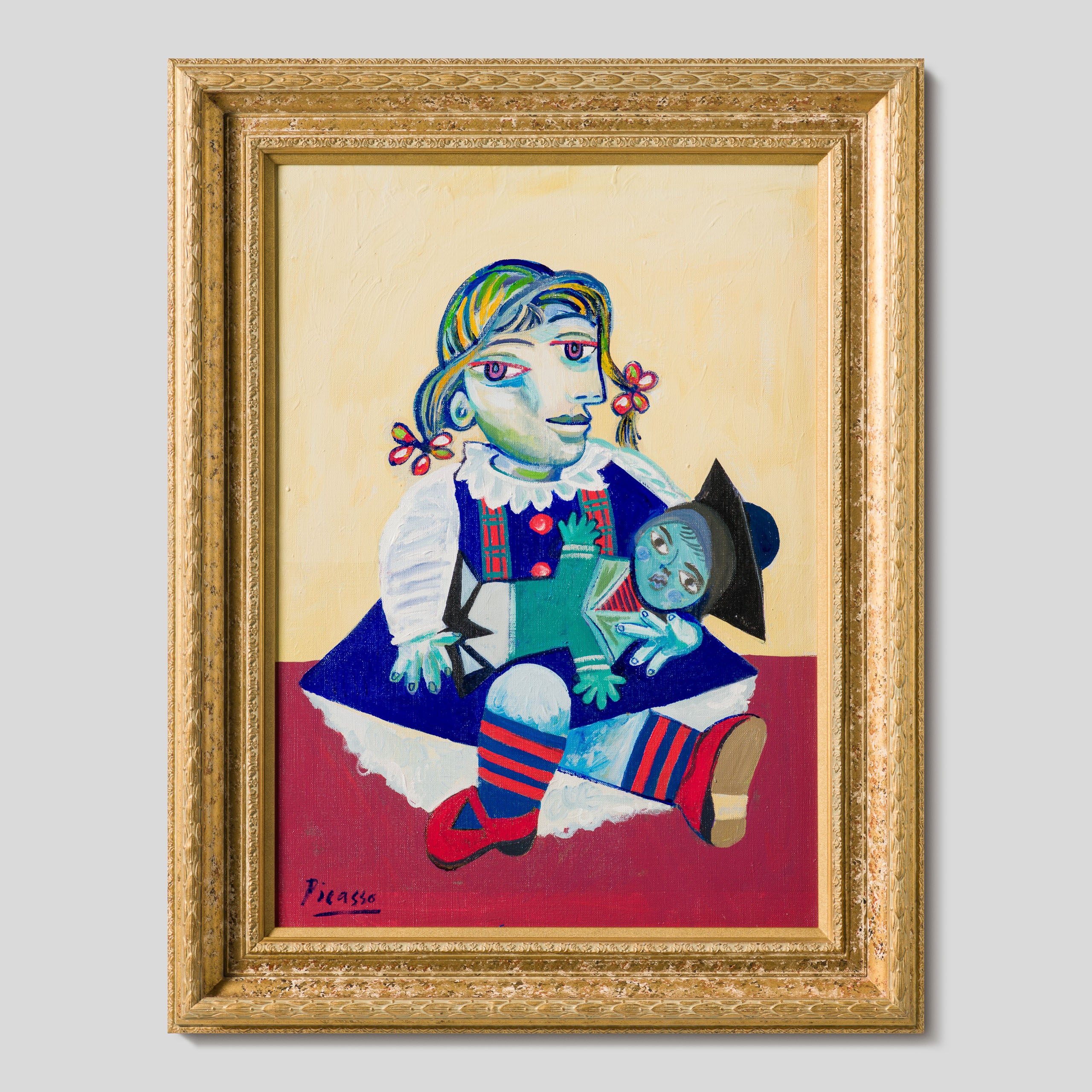 JMY ORI POR 33830 Maya With A Doll (Sailor Doll) In The Style Of Pablo Picasso 1938 1 