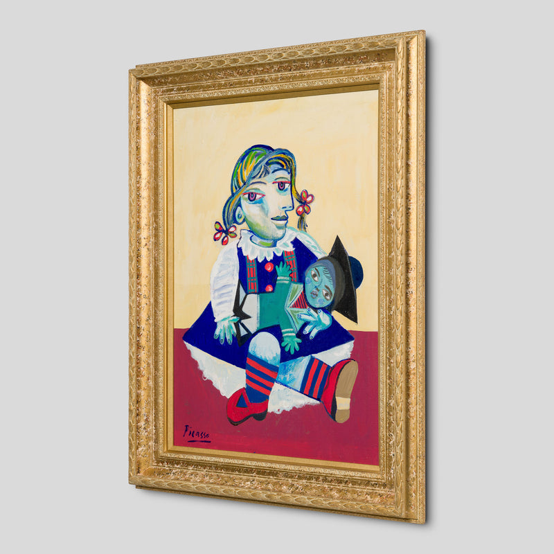 JMY ORI POR 33830 Maya With A Doll (Sailor Doll) In The Style Of Pablo Picasso 1938 2 