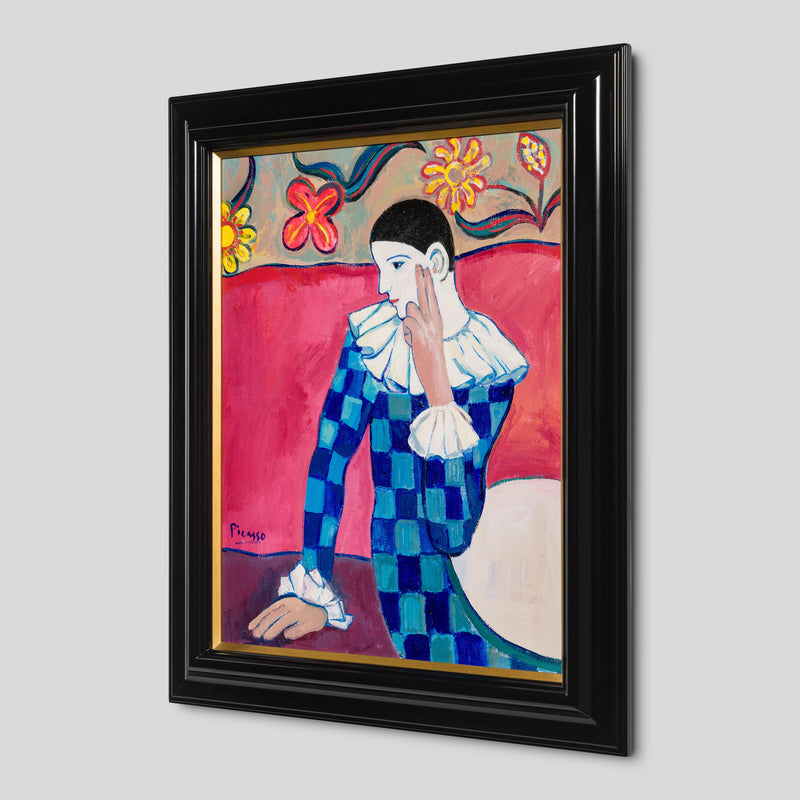 JMY ORI POR 33833 Harlequin Leaning On His Elbow In The Style Of Pablo Picasso 1901 2 