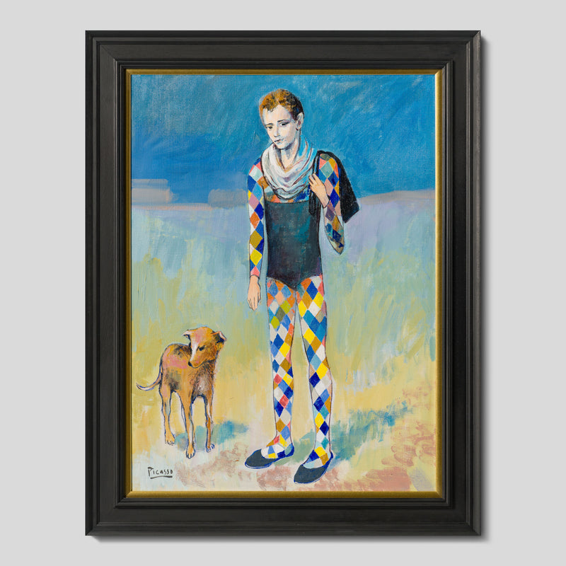 JMY ORI POR 33834 Harlequin With A Dog In The Style Of Pablo Picasso 1905 1 