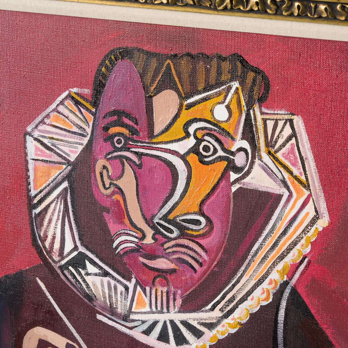 JMY ORI POR 33836 Portrait Of A Painter (After Velazuez) In The Style Of Pablo Picasso 1950 4 