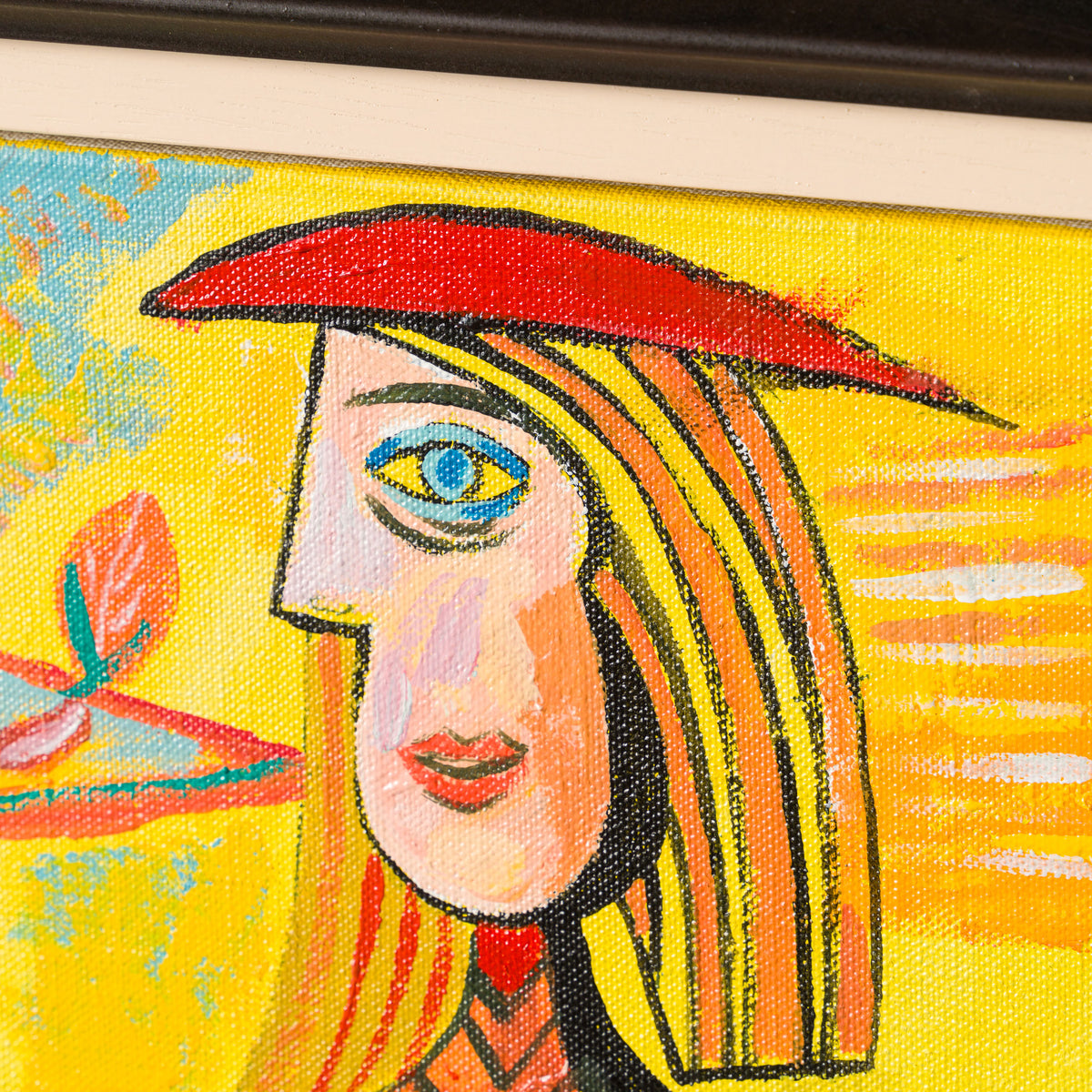 JMY ORI POR 33838 Seated Woman In Garden In The Style Of Pablo Picasso 1938 4 