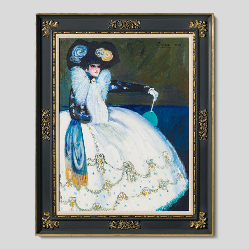 JMY ORI POR 33840 Lady In Blue (Dominaerie) In The Style Of Pablo Picasso 1901 1 