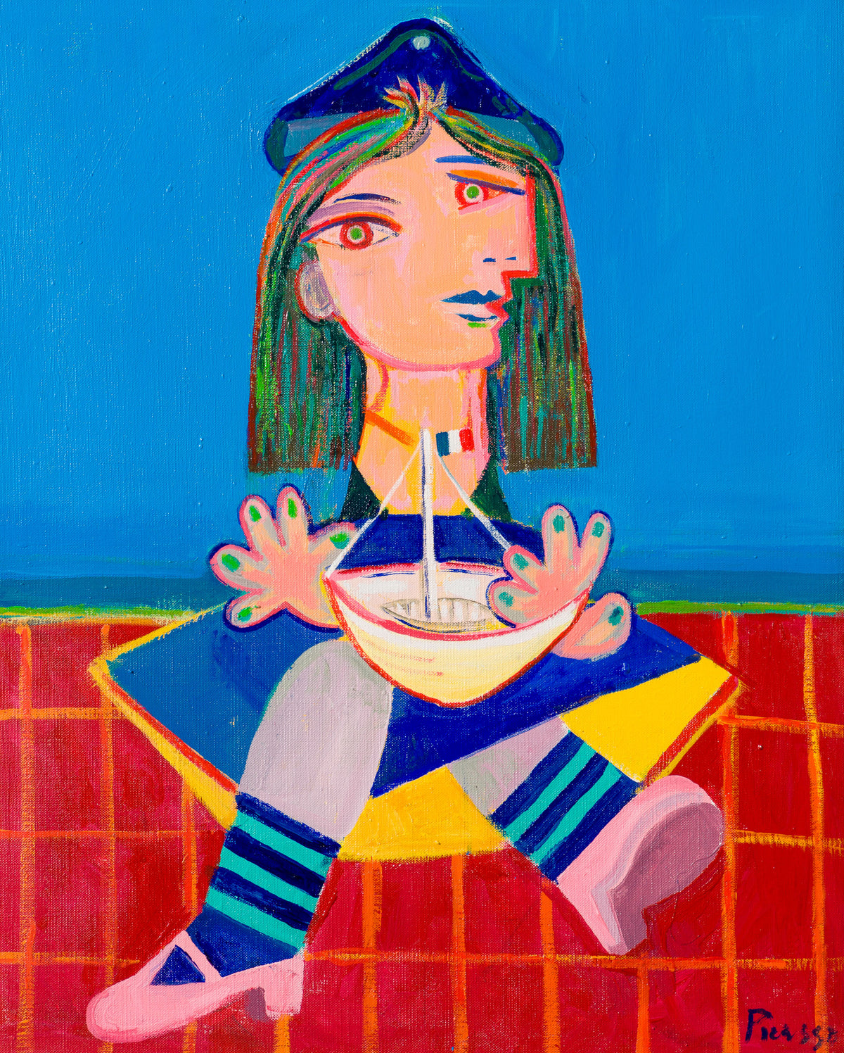 JMY ORI POR 33883 Maya With A Boat In The Style Of Pablo Picasso 1938 31 
