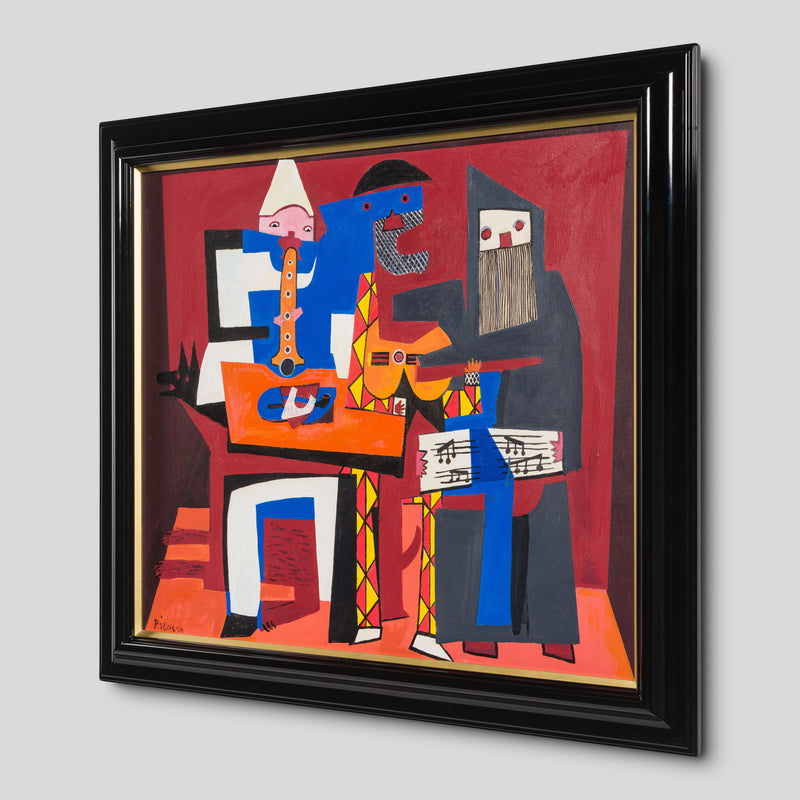 JMY ORI POR 33886 The Three Musicians (And A Dog) In The Style Of Pablo Picasso 1921 2 