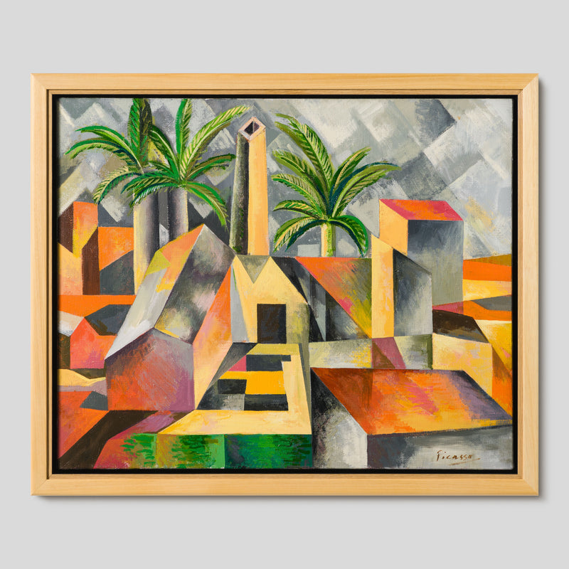 JMY ORI POR 33891 The Factory At Horta Al Ebro In The Style Of Pablo Picasso 1909 1 