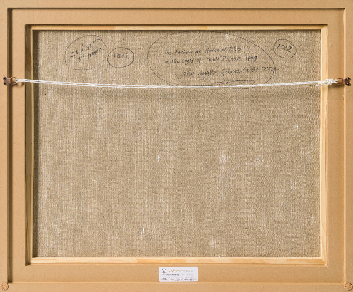 Product image 1 for john-myatt-the-factory-at-horta-al-ebro-in-the-style-of-pablo-picasso-1909-original