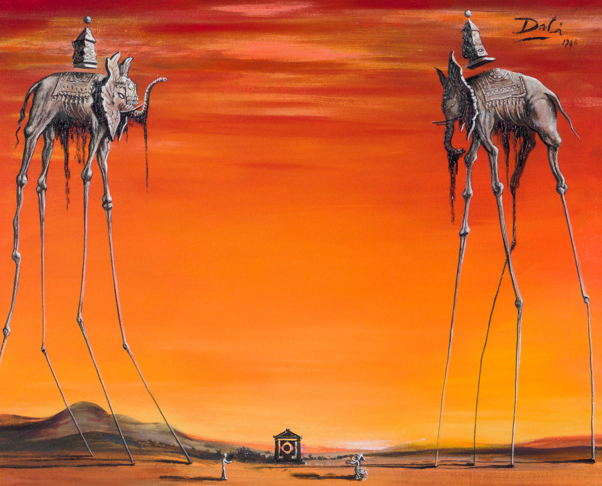 JMY SLE LAN 21480 31 Elephants in the Style of Salvador Dalí 