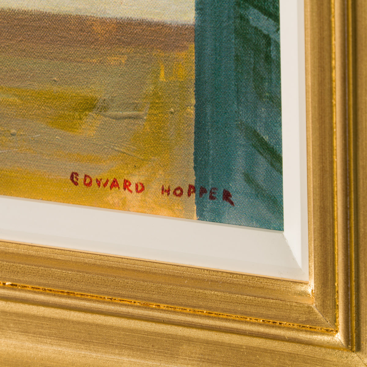 JMY SLE LAN 25644 3 Gas, 1940  In The Style of Edward Hopper 