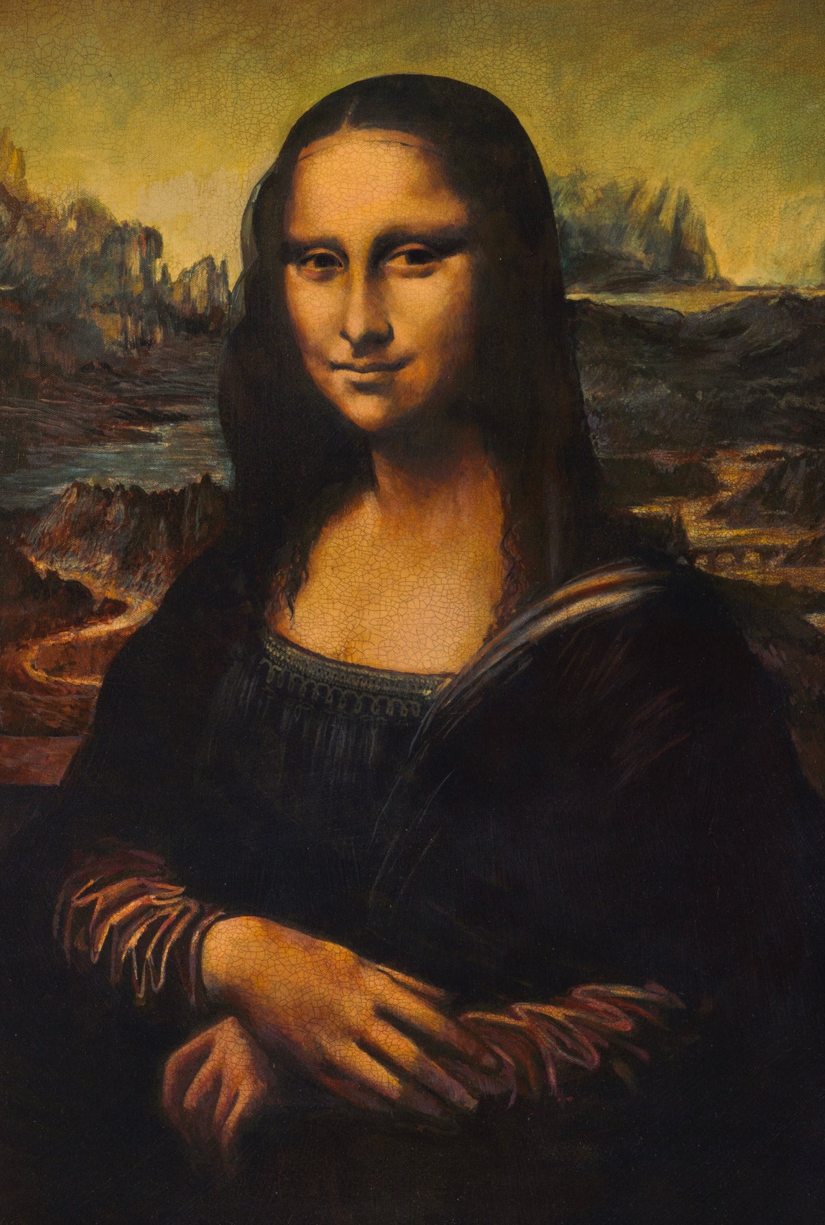 JMY SLE POR 12142 31 Mona Lisa in the Style of Leonardo Da Vinci 