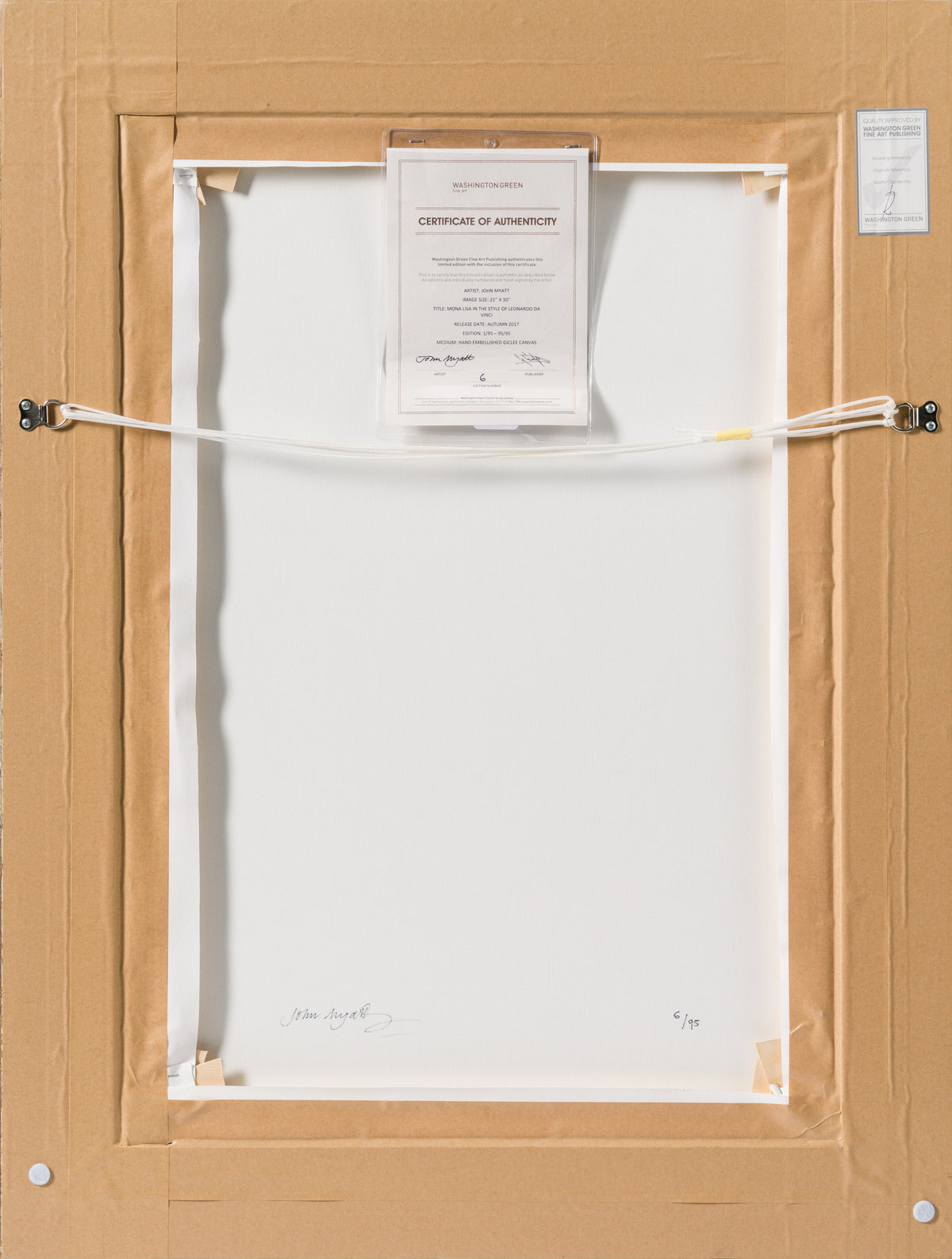 JMY SLE POR 12142 6 Mona Lisa in the Style of Leonardo Da Vinci 