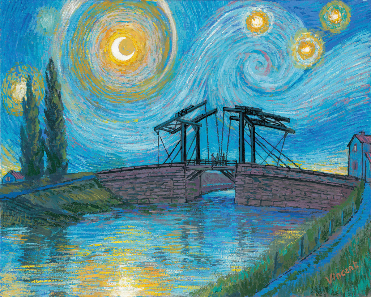 JMY Starry Night With Drawbridge at Arles