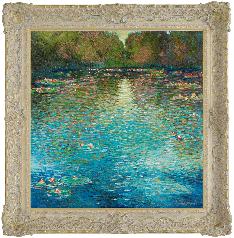 JMY Waterlilly Pond At Giverny In The Style Of Claude Monet 1905 F 