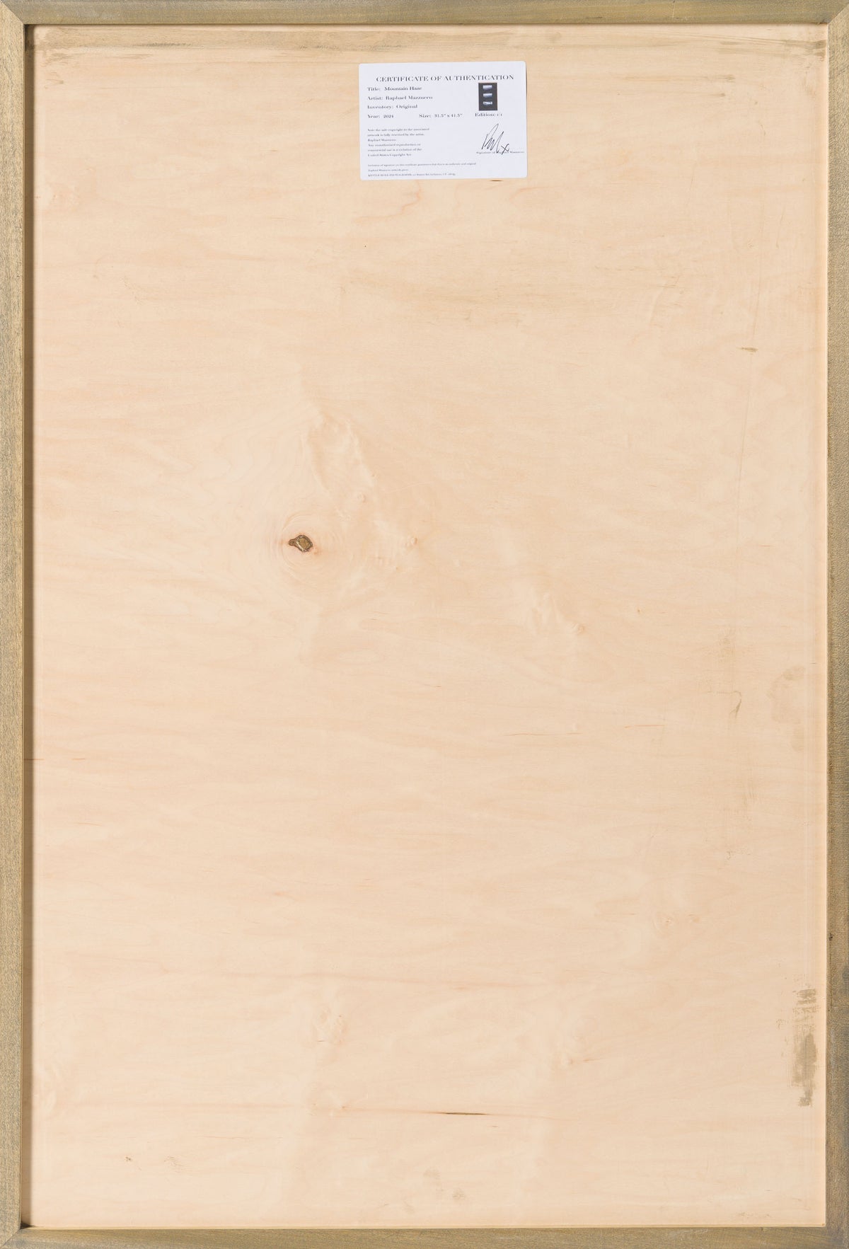 Product image 3 for raphael-mazzucco-mountain-haze-original