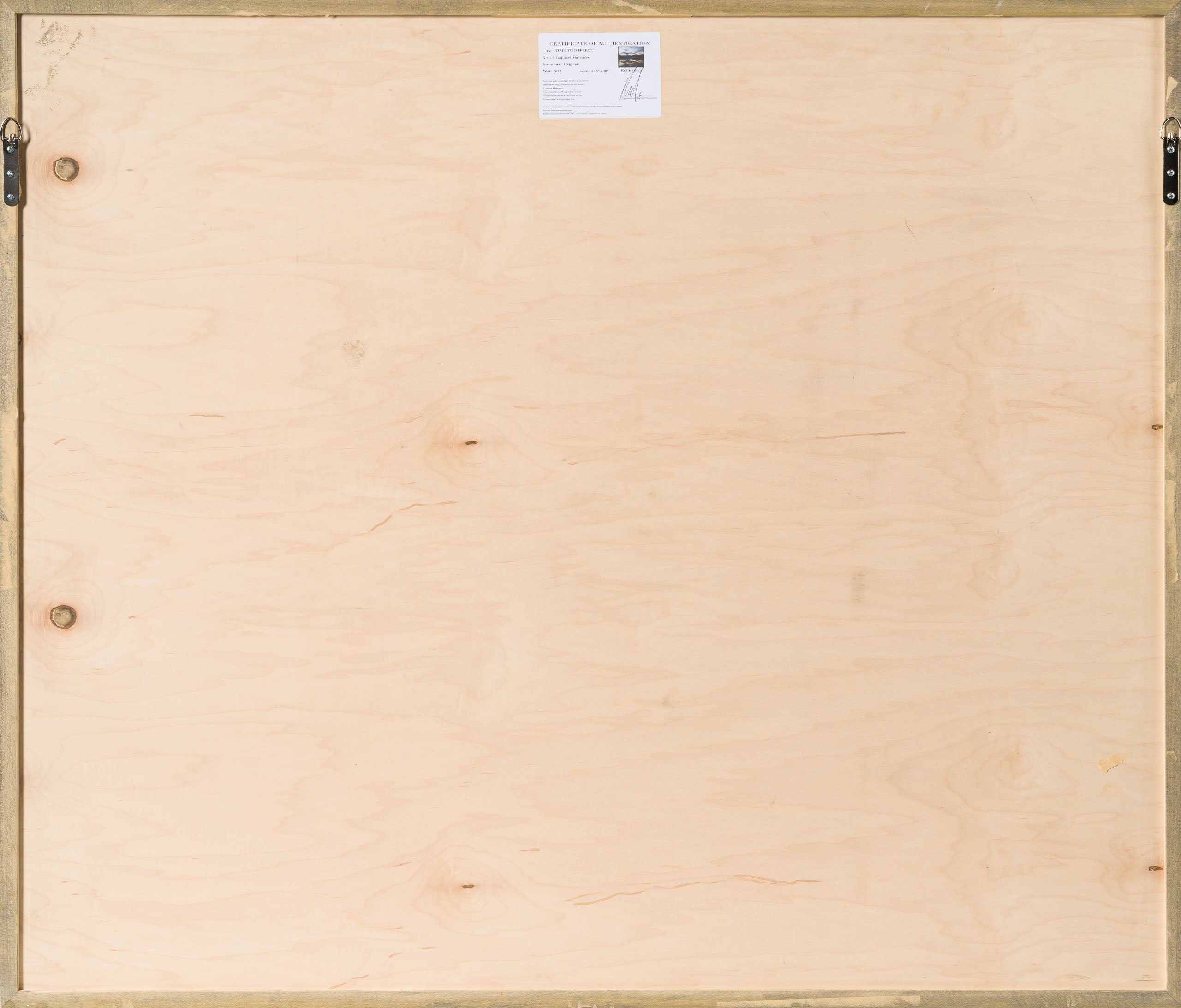 Product image 2 for raphael-mazzucco-time-to-reflect-original