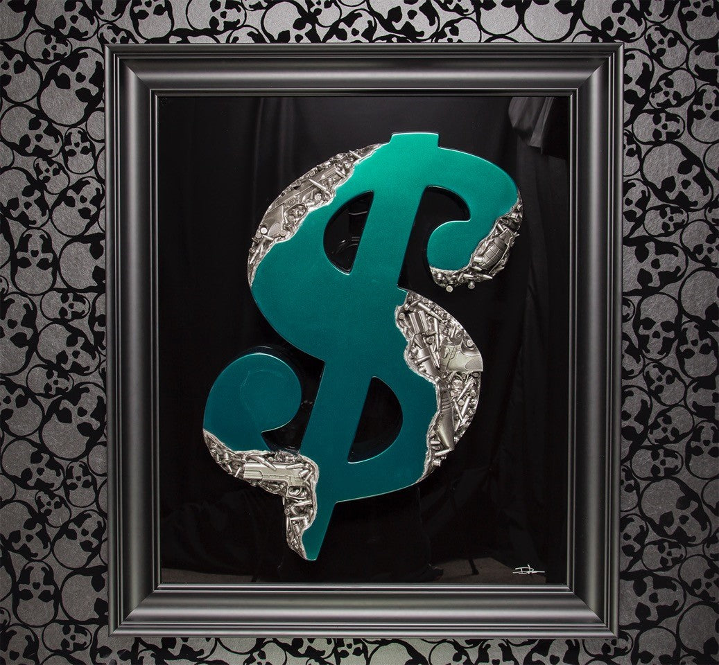 Money For Power (Green Wall Hanging) 