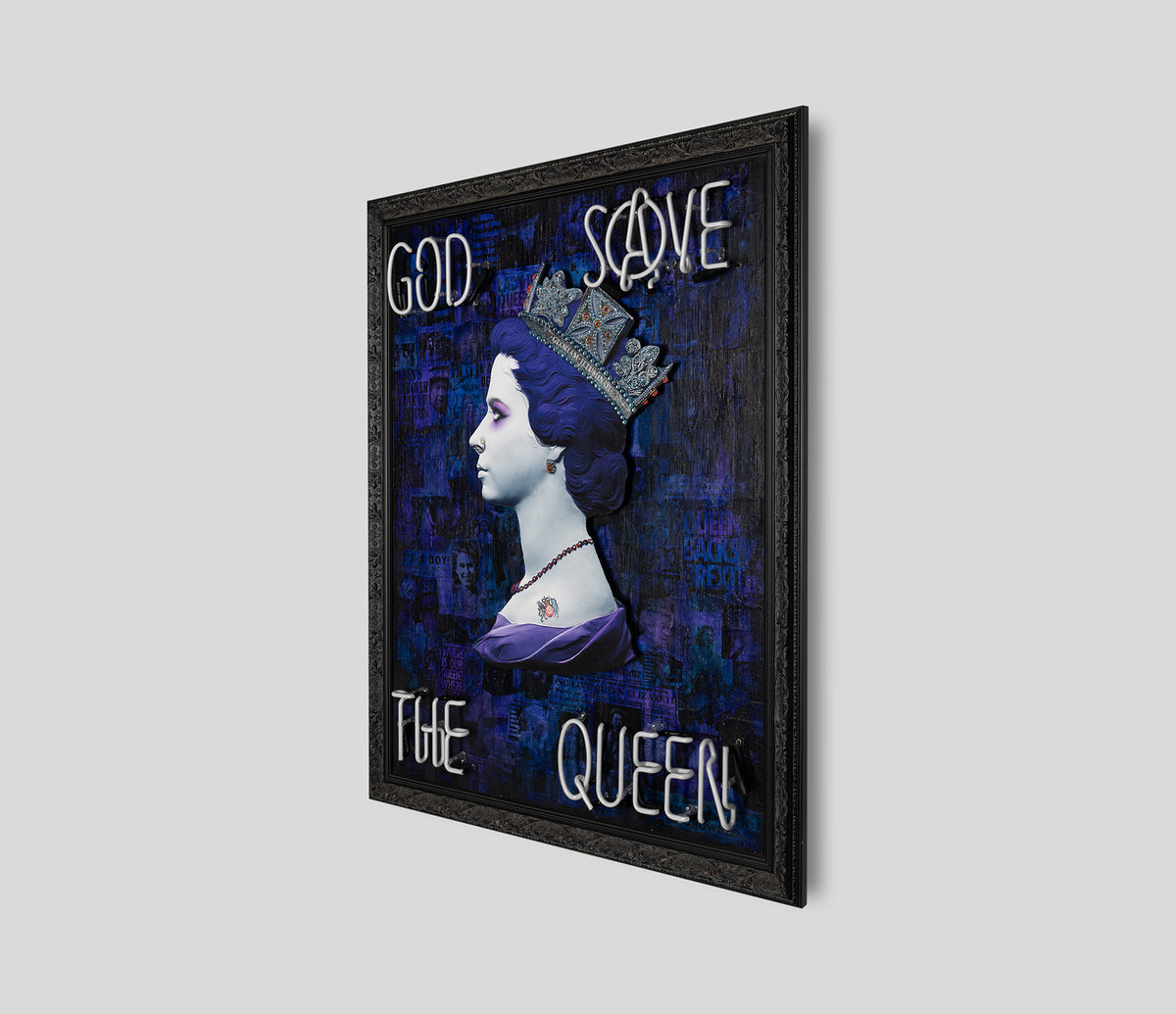MSL ORI POR 25213 03 God Save The Queen 2 (In Violet Neon) 