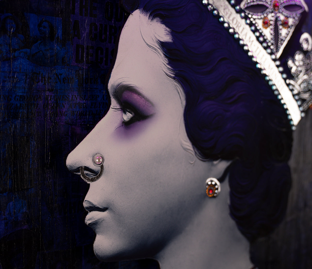 MSL ORI POR 25213 07 God Save The Queen 2 (In Violet Neon) 