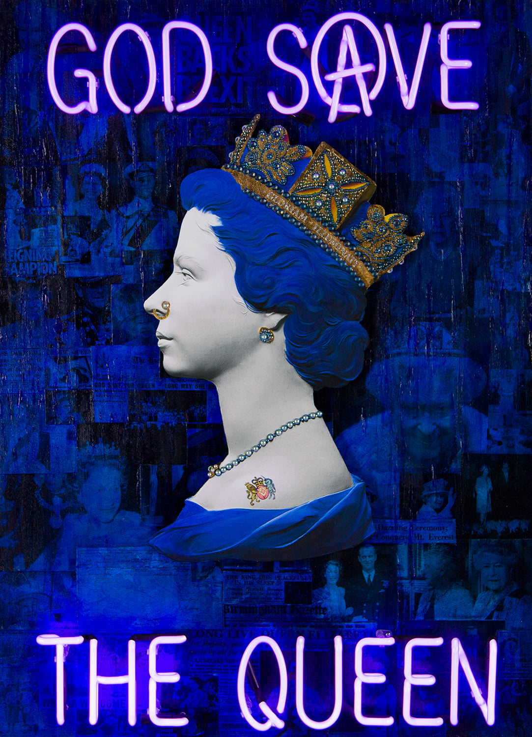 MSL ORI POR 25626 11 God Save The Queen 4   Blue 