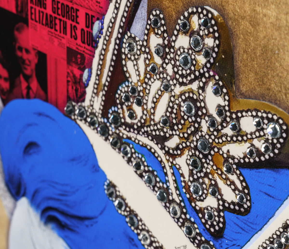 MSL SLE POR 27928 10a Blue   Red Headlines Queen 