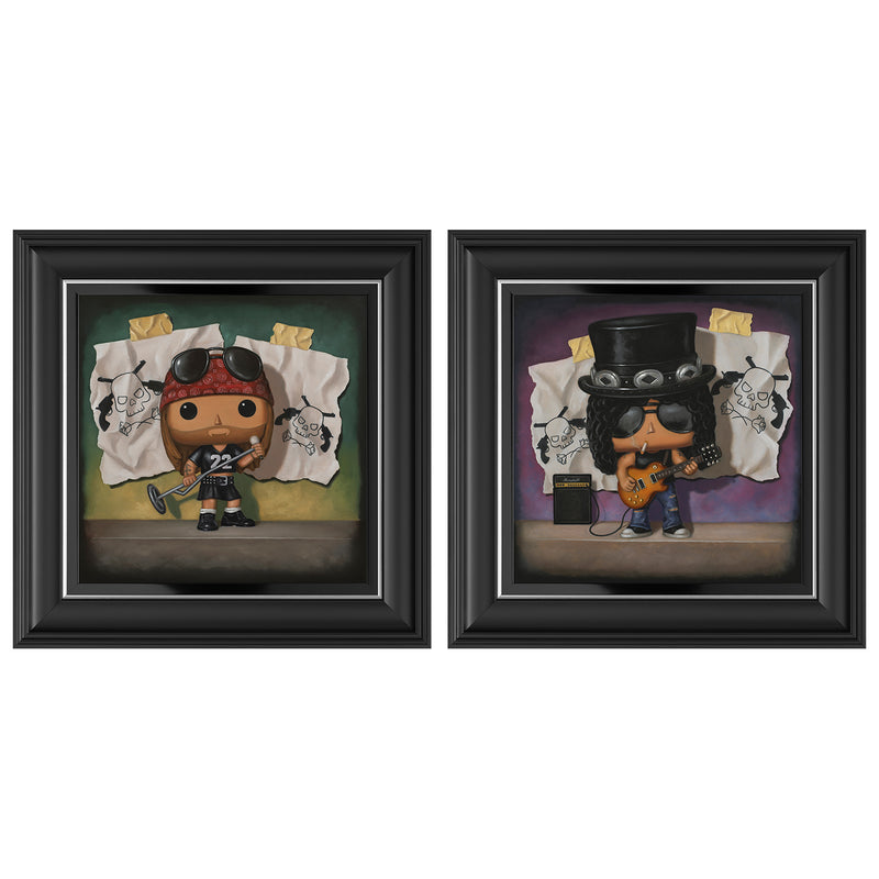 NHU Axl Slash set framed 