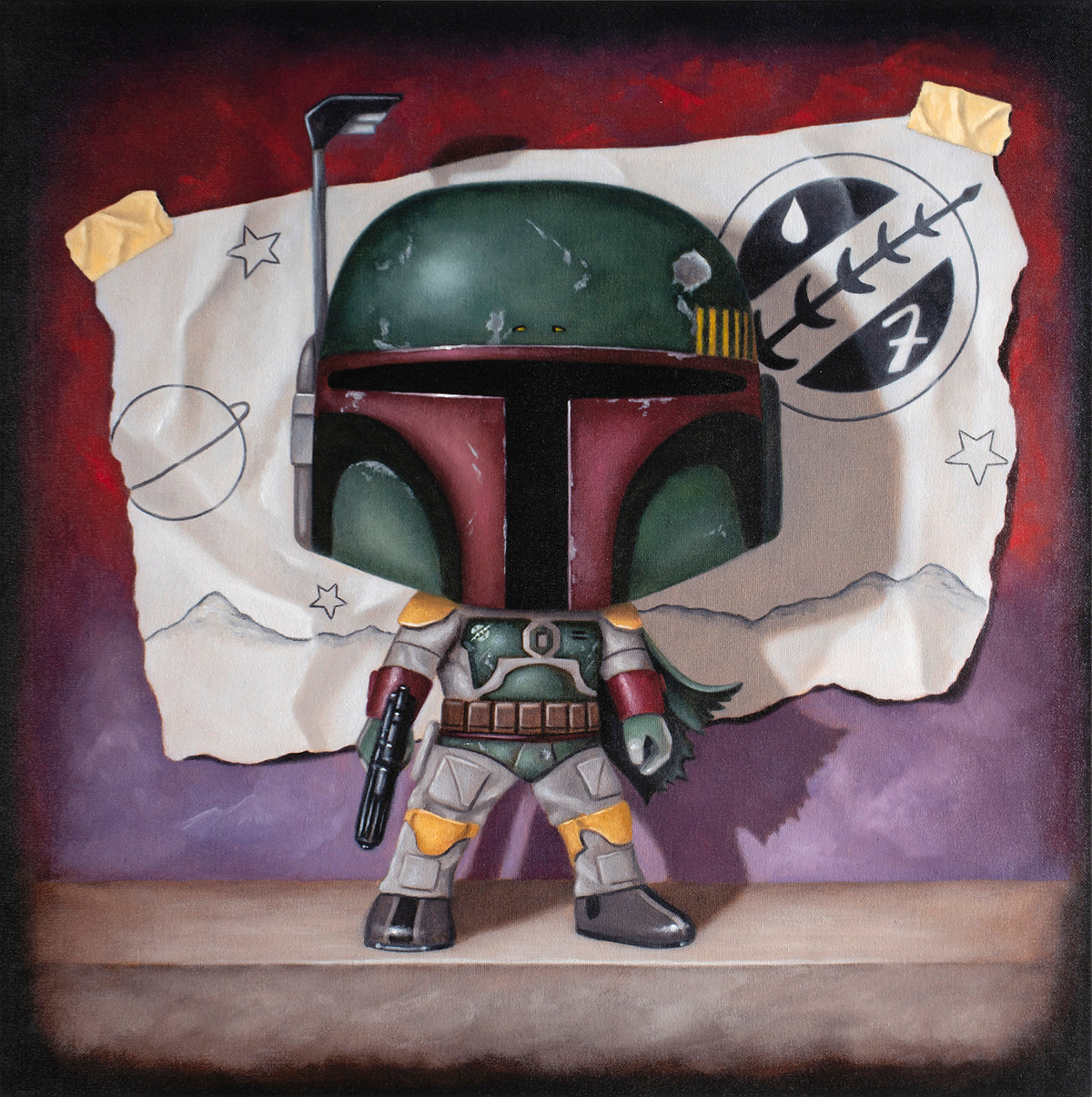 NHU Boba Fett BOX CANVAS 1 