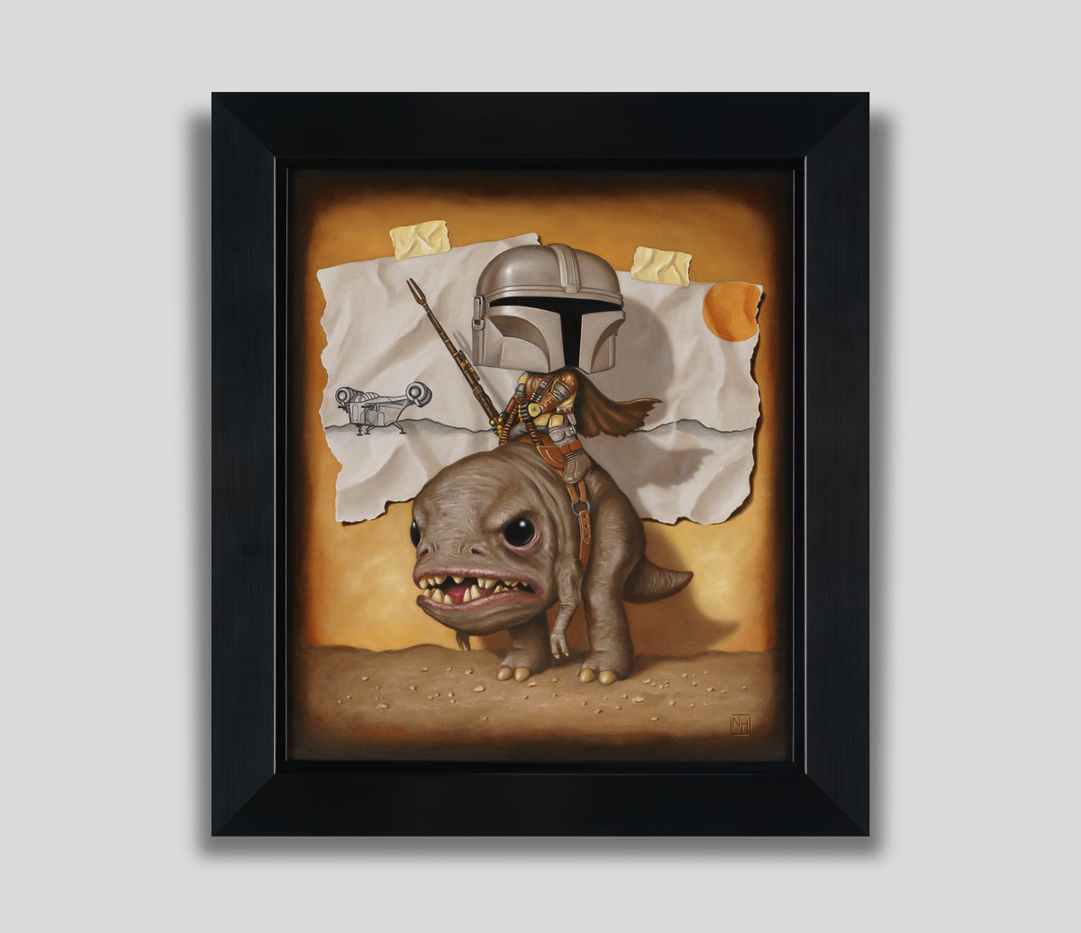 NHU ORI POR 25693 1 Mandalorian Blurrg Rider 